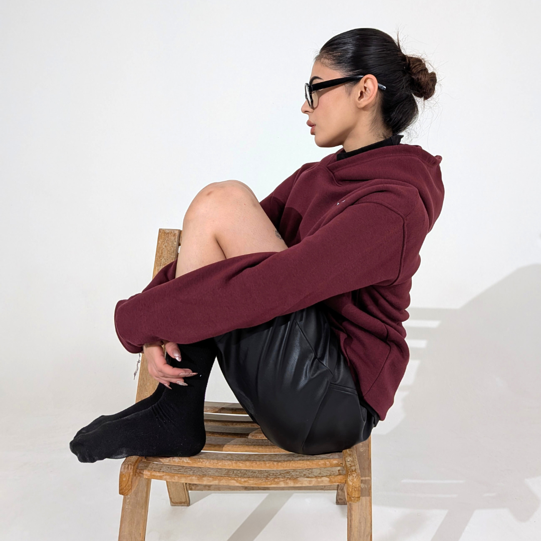 Oxblood Hoodie - Unisex Streetwear Dubai
