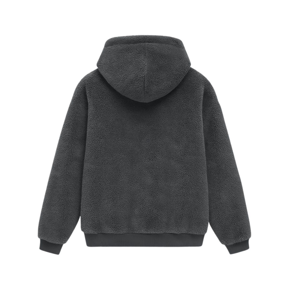 Grey Sherpa Hoodie back Dubai UAE
