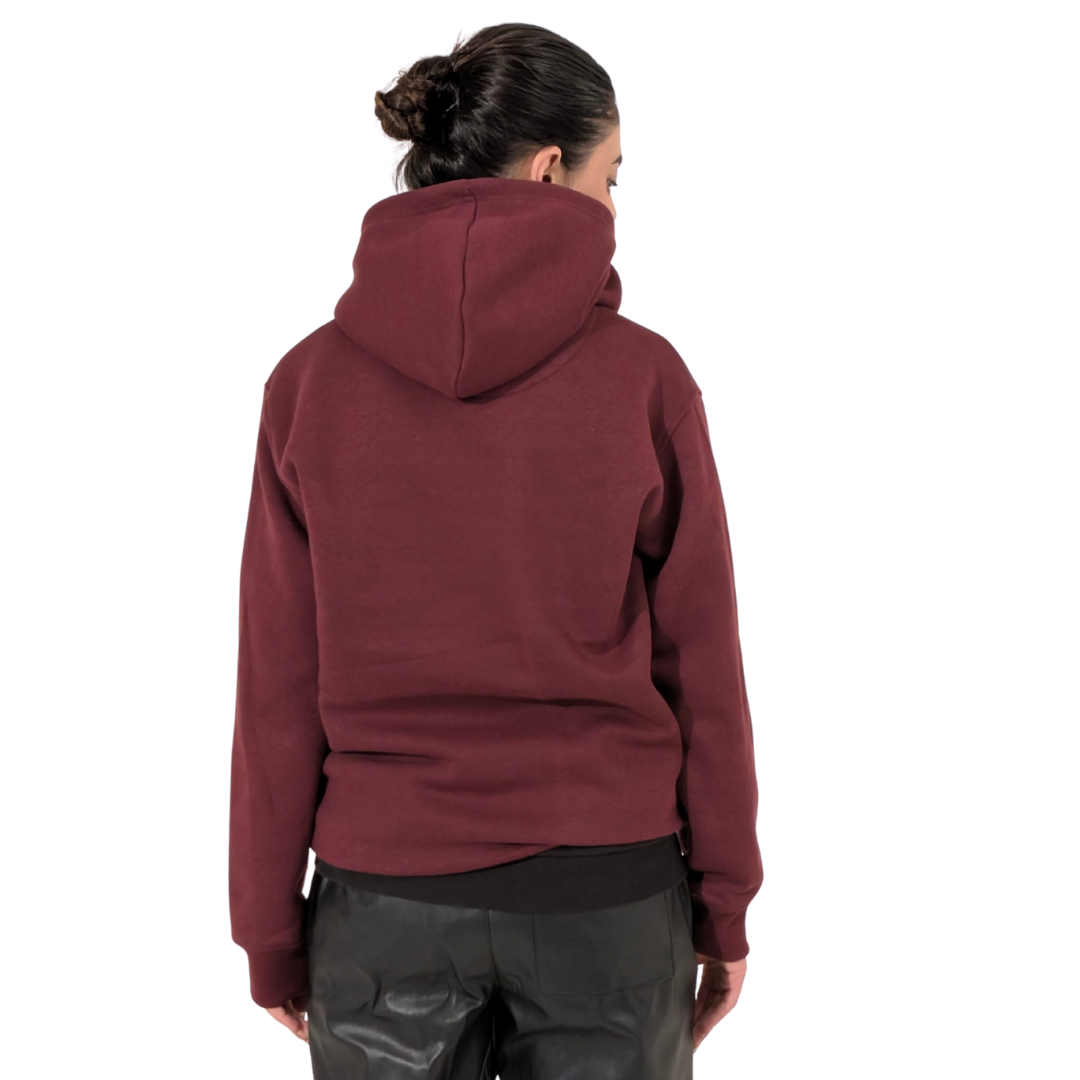 Oxblood Hoodie worn Dubai UAE