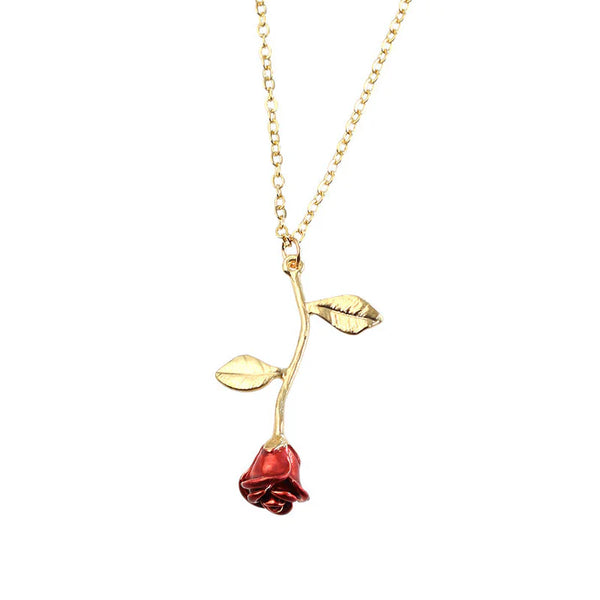 Eternal Rose Pendant Necklace - Dubai Gift Jewelry