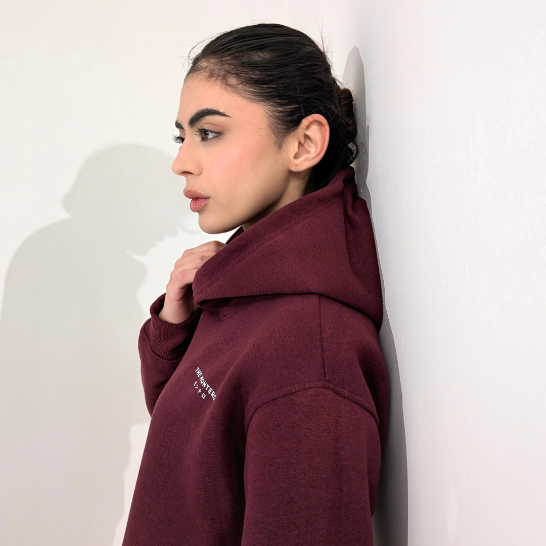 THE MONTERO Oxblood Hoodie Dubai UAE