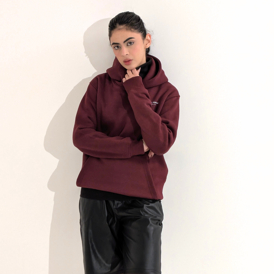 Oxblood Hoodie - Unisex Streetwear Dubai