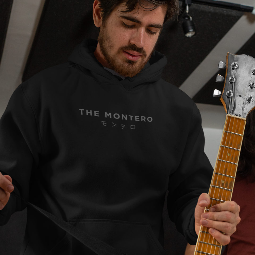 Black Hoodie Japanese Logo - Dubai Streetwear
