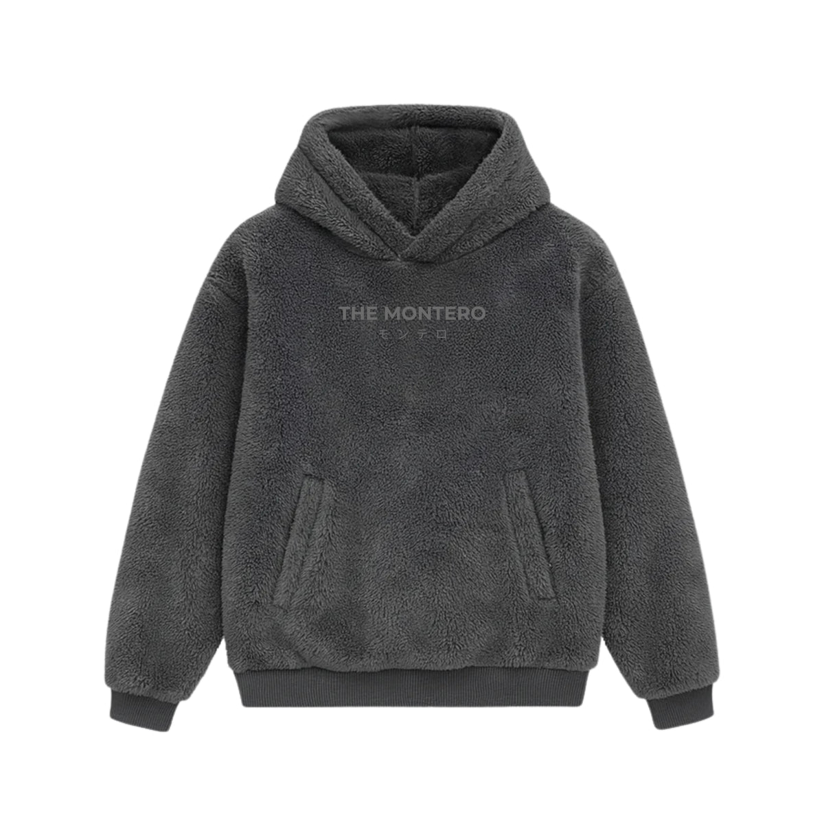 Grey Sherpa Hoodie unisex winter wear Dubai UAE