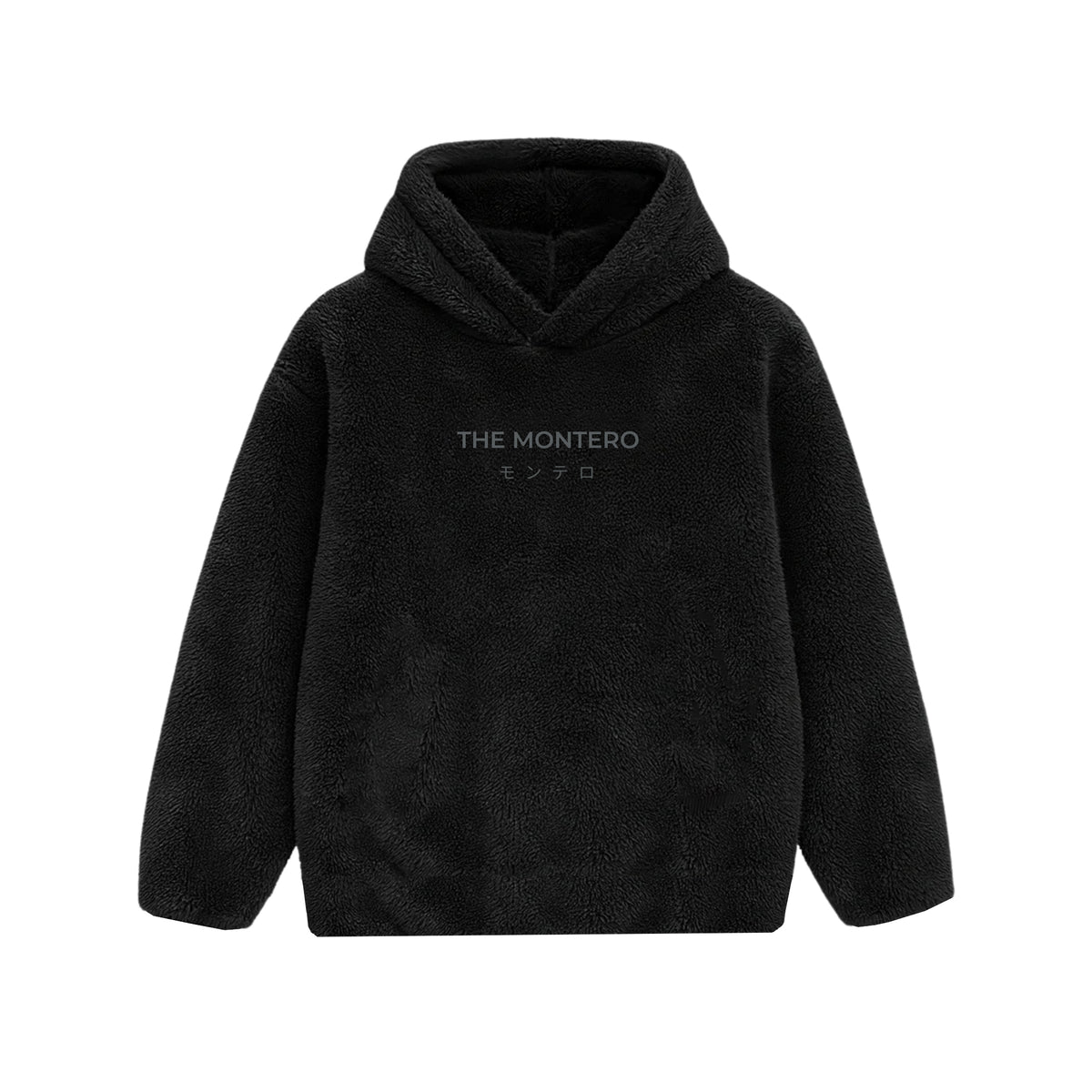 Black Sherpa Hoodie unisex winter wear Dubai UAE