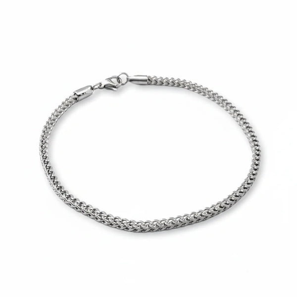 Classic Silver Men's Bracelet 3mm - Dubai Edition