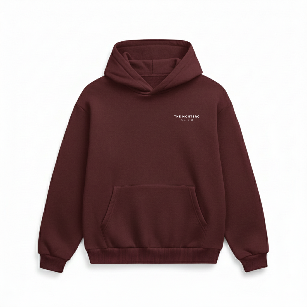 Oxblood Hoodie unisex streetwear Dubai UAE
